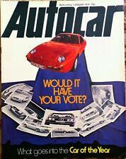 AUTOCAR MAGAZINE 07-JAN-78 -