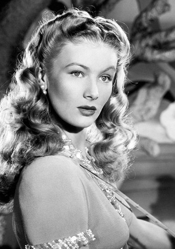 Veronica lake monochrome photo - monochrome,