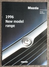 MAZDA RANGE orig 1996 UK Mkt Brochure - 121 323 626 MX-3 MX-5 MX-6 Xedos 6 9 Van