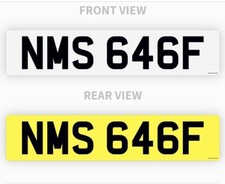NMS646F Private Numberplate