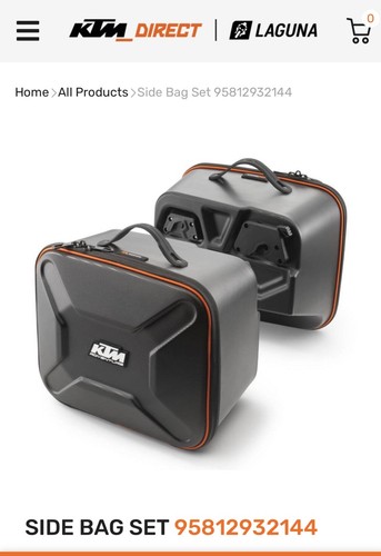 Ktm pannier side - side, bag