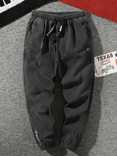 Men stretch denim - denim, cargo
