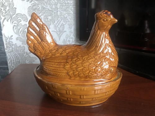 Vintage moira pottery - pottery, egg