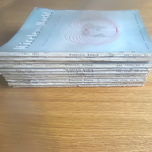 Wireless world magazines 1952 - wireless,