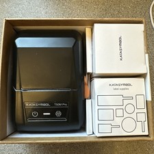 T50M Pro Bluetooth Label Maker Machine with Tape, Wide Waterproof Label,