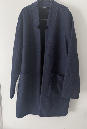 Spirit navy blue boucle knit - spirit,