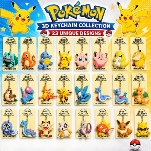 Pokemon pikachu keychain - pokemon,