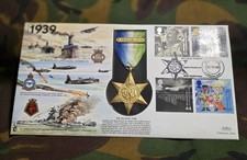 Benham Medal Cover 1939 Atlantic Star W/Air Crew Europe Bar