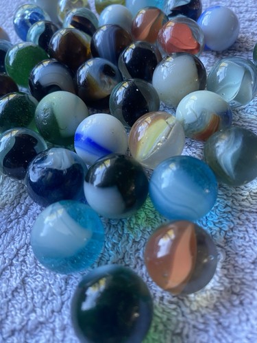Antique vintage glass marbles - antique/vintage,