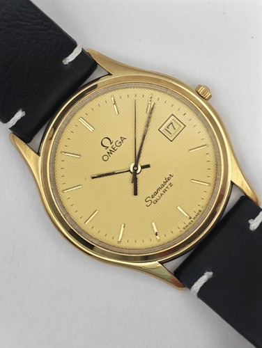 Omega seamster quartz gold - omega,