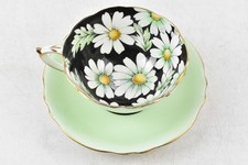 Paragon Daisies Pattern Tea Cup & Matching Saucer Bone China Antique 1935