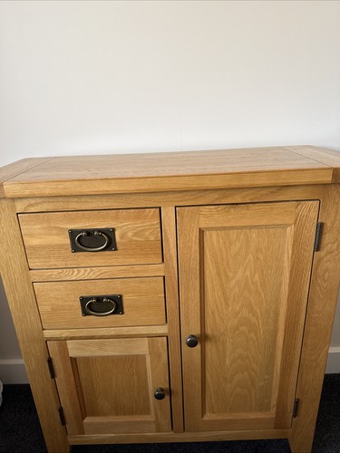 Solid oak side unit - side,