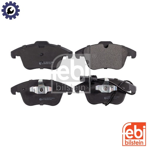 Brake pad set disc - disc, 16768