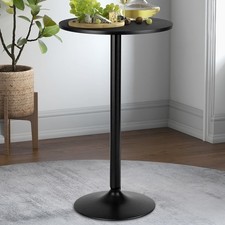 Black Round Top Modern Bar