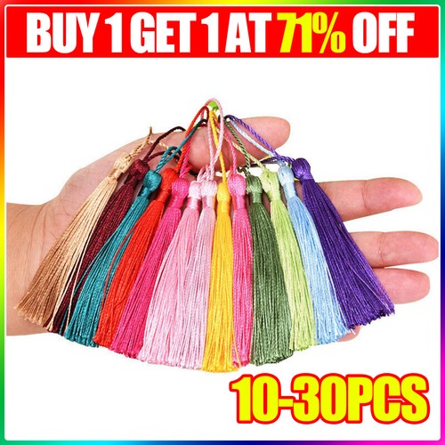 30pcs silky tassels crafts - 10-30pcs,