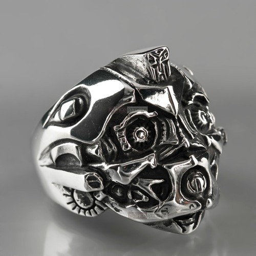 Silver ring stainless - , steel