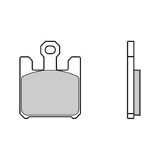 Front brake pads pair left - right BREMBO SC SUZUKI GSX R (K3/K4) 1000 03