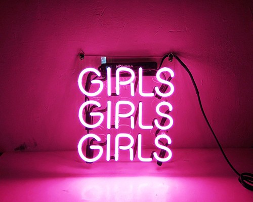 Girls neon sign - girls,
