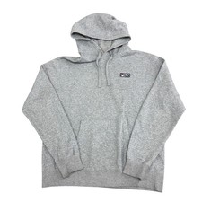 Fila Grey Mens Hoodie Pullover