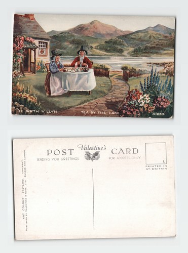 Vintage postcard tea the - tea,