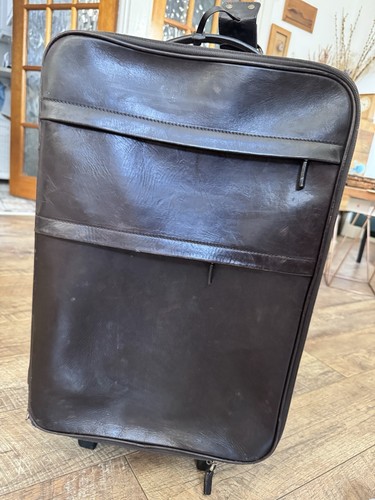 Bally brown leather travelling - leather,