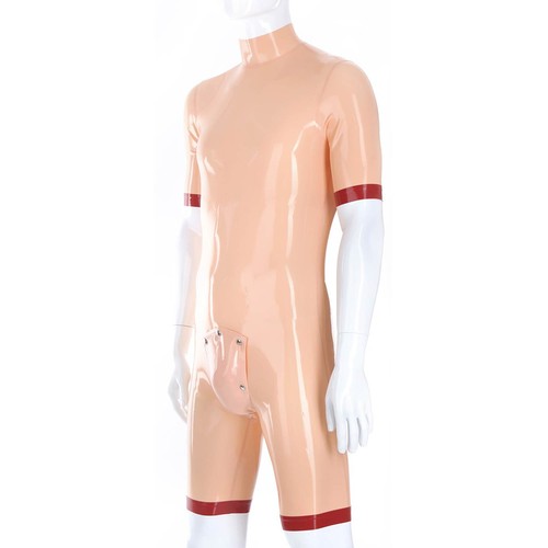 Latex swimsuit crotch hole - swimsuit,