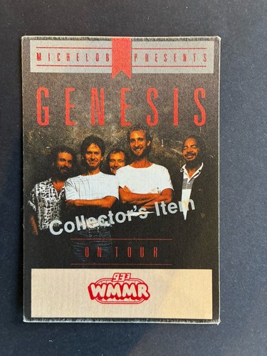 Genesis backstage pass 1987 - genesis,