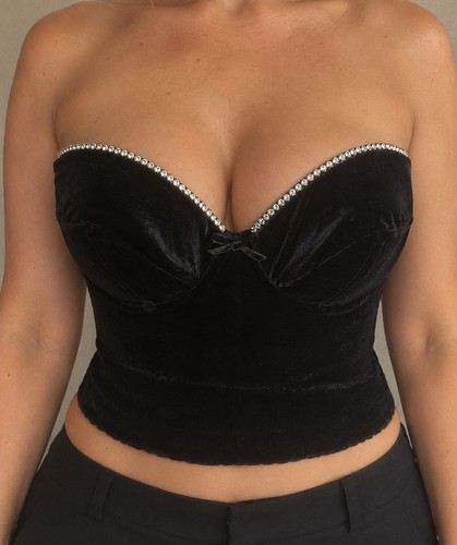 Perla black velvet - la,