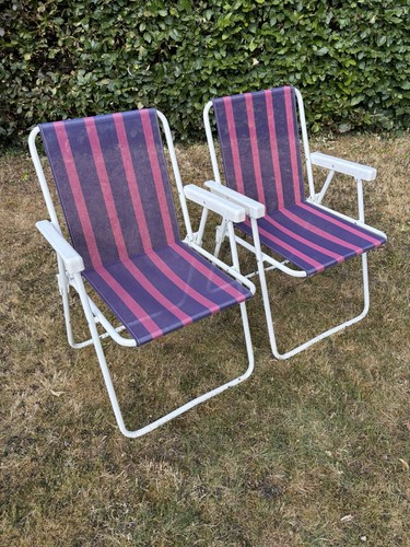 Vintage folding camping deck - folding,