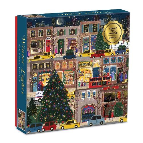 Winter lights foil - winter,