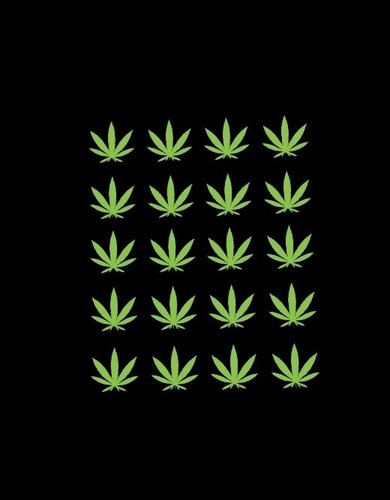 Detailed mini cannabis - 20,