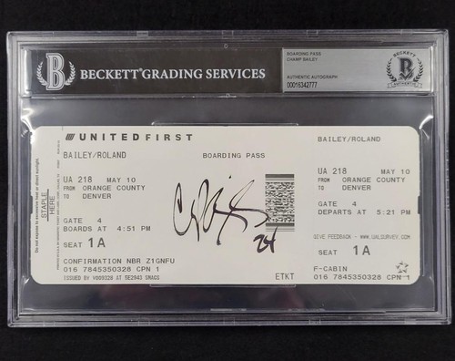 Champ bailey signed - bailey,