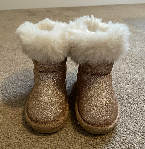 Girls 5 gold - h&m, glitter