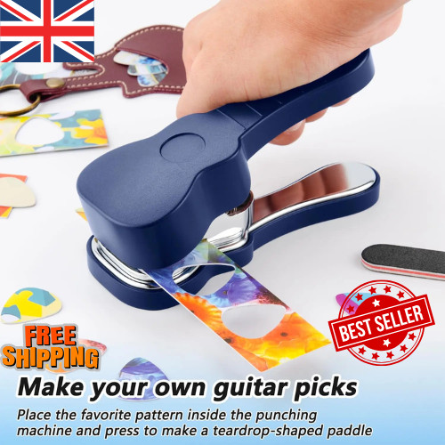Guitar pick punch - kit, diy