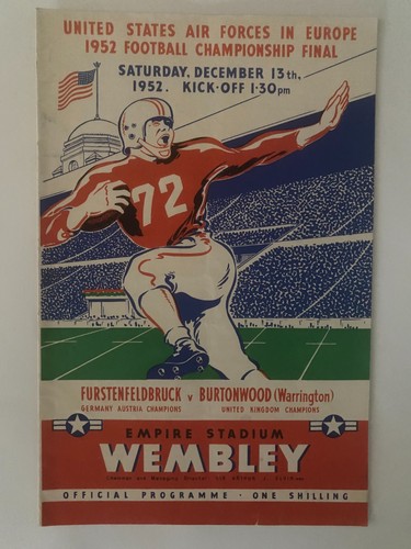 1952 usafe football final - 1952,