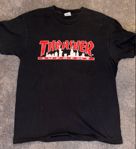 Supreme thrasher skyline tee - supreme,