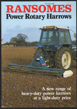 RANSOMES Power Rotary Harrows Brochure Leaflet