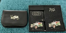 Rolls Royce 1909 vintage mini tool kit, driving licence holder and road map set