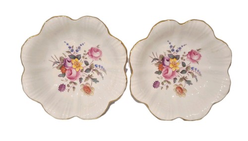 Pair vintage spode trinket - of,