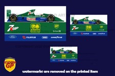 Jordan 191 Andrea de Cesaris F1 Sponsor Stickers Vinyl - Scuderia GP