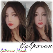 Realistic Silicone Female Face