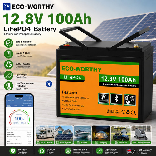 12v 100ah lifepo4 - lifepo4, battery