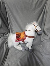 Tangled Maximus White Horse 14" Plush Stuffed Toy Rapunzel Disney