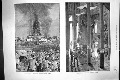 Old 1888 funeral - funeral, phoongye