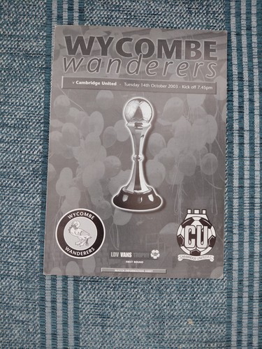 Wycombe wanderers cambridge - v,