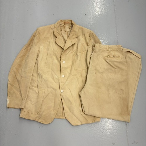 Vintage 40s palm beach cream - beach,