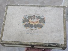 Vintage Wooden Cigar Box - H
