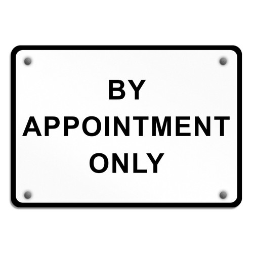 Aluminum horizontal metal sign - aluminum,