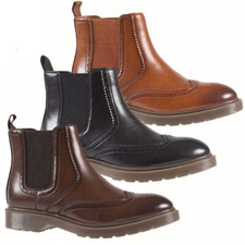 Mens dealer boots chelsea pull - dealer,
