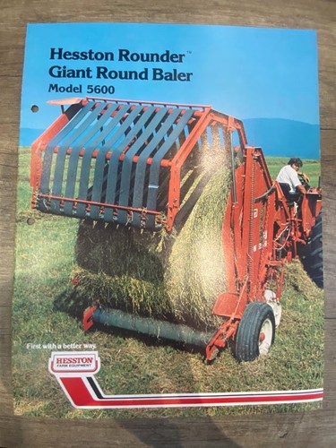Hesston rounder model - hesston, 5600